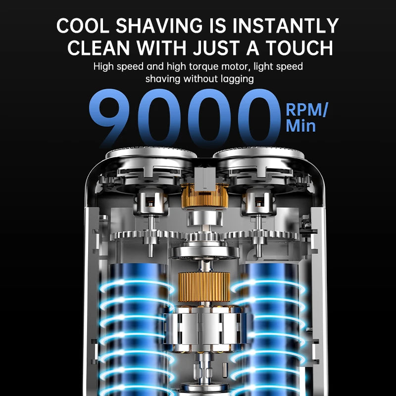 Ultra-Clean Dual-Head Mini Shaver