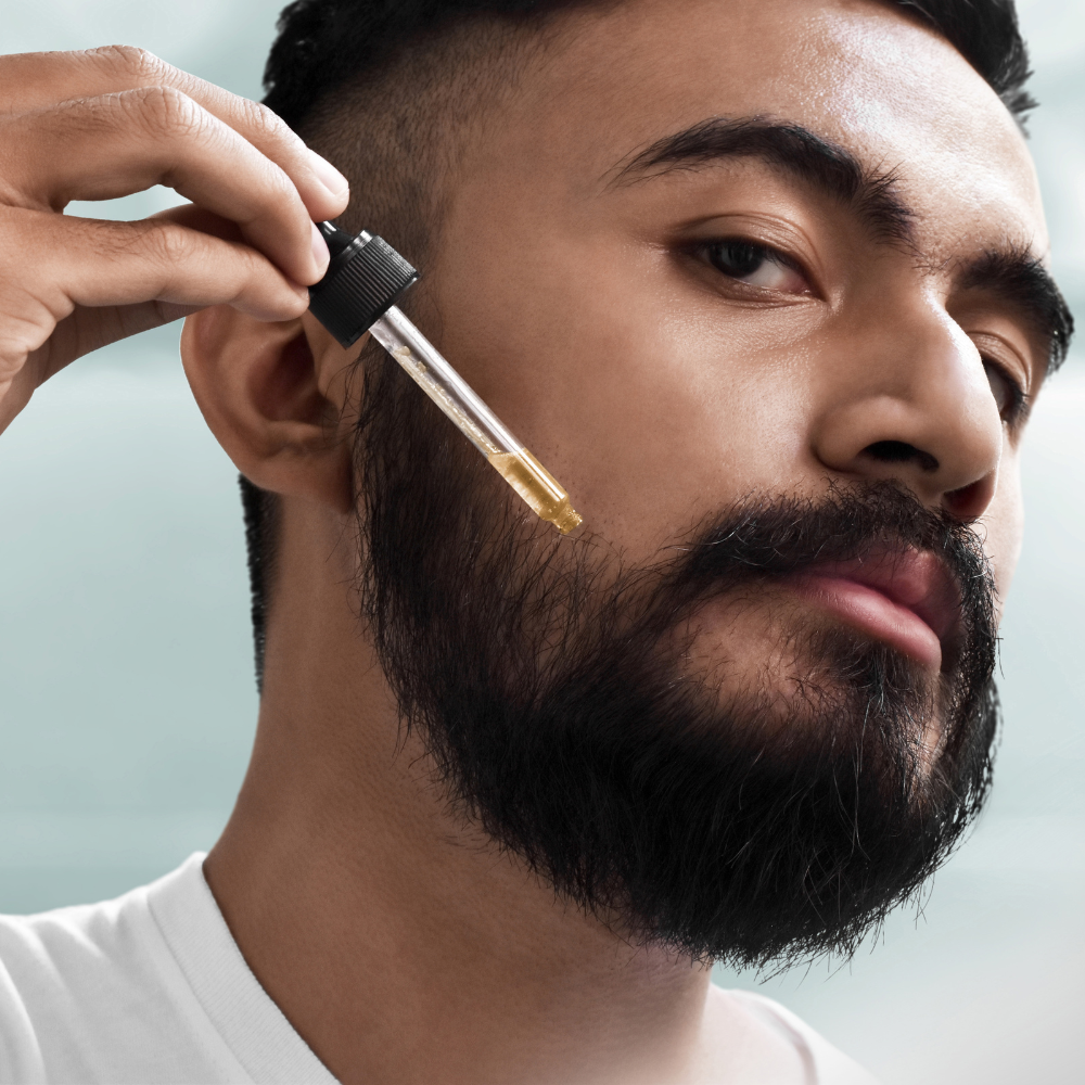 4 Pcs Beard Growth Enhancer Kit